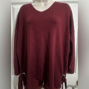 Vibrant Red Long Sleeve Strut & Bolt Blouse in Size Medium – a must-have for you